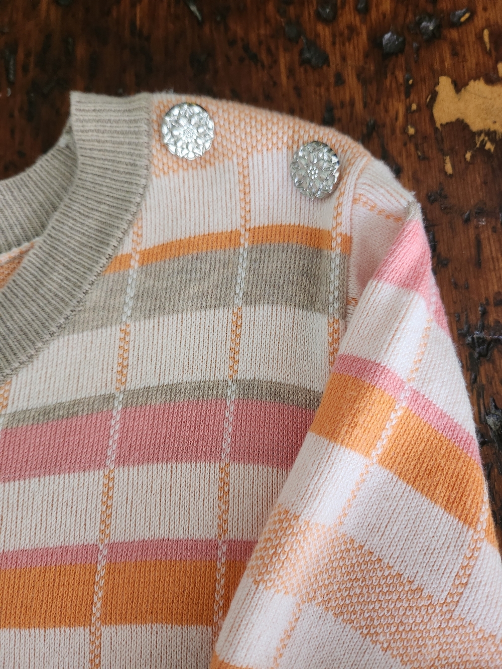 Scarlett Pastel Stripe Short-Sleeve Knit Top - Picture 4 of 5